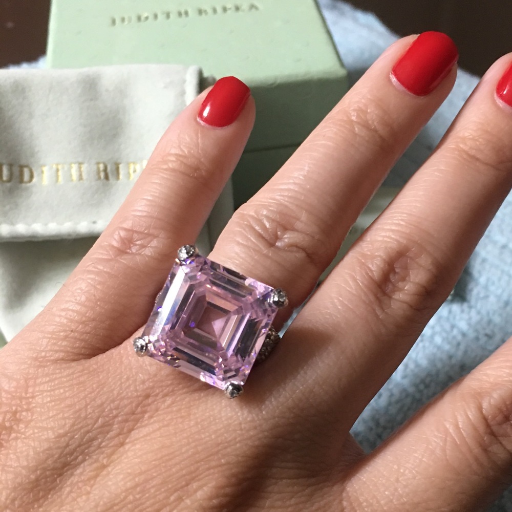 Judith ripka diamonique ring